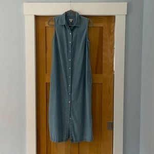 Talbots Denim Maxi Dress